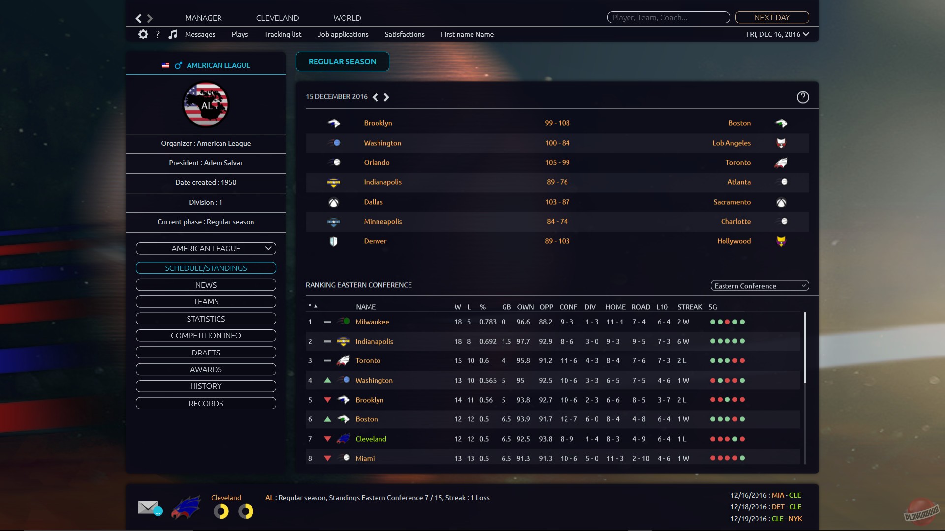 Скриншот из игры Pro Basketball Manager 2017 - 10