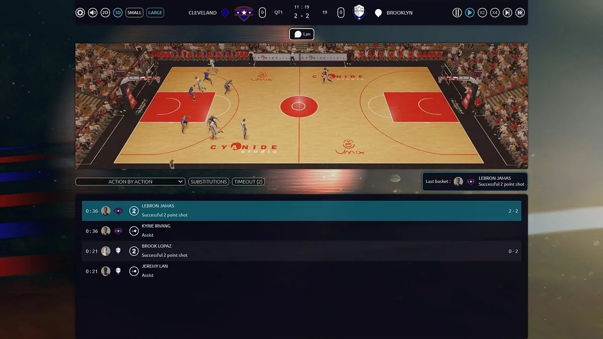 Скриншот из игры Pro Basketball Manager 2017 - 18