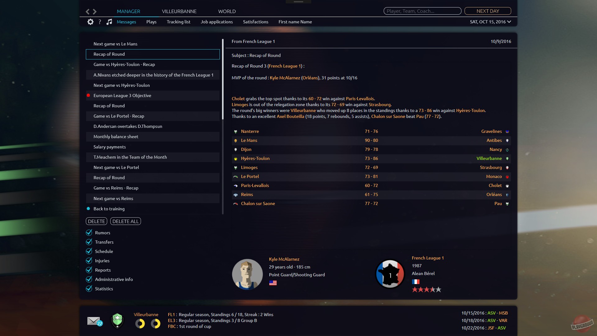 Скриншот из игры Pro Basketball Manager 2017 - 17