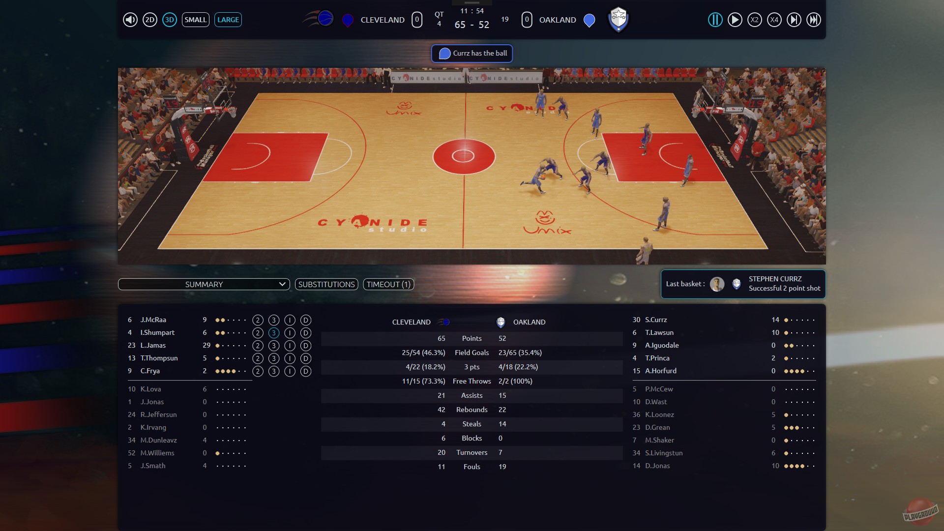 Скриншот из игры Pro Basketball Manager 2017 - 16