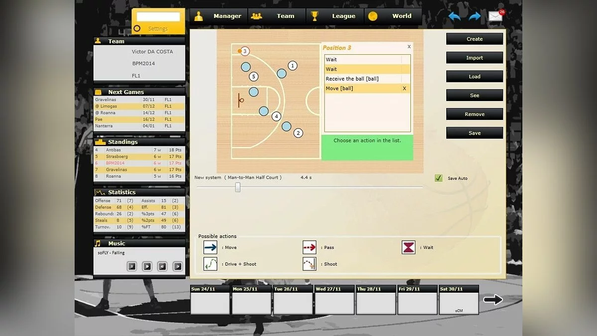 Скриншот из игры Basketball Pro Management 2014 - 12