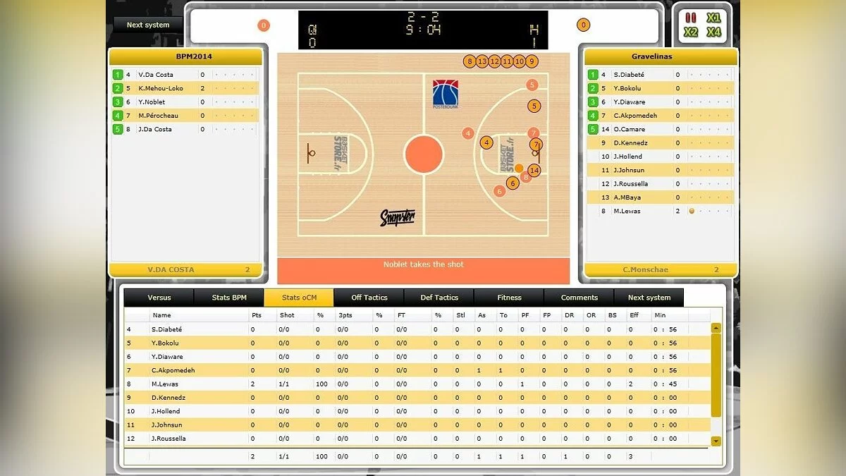 Скриншот из игры Basketball Pro Management 2014 - 4