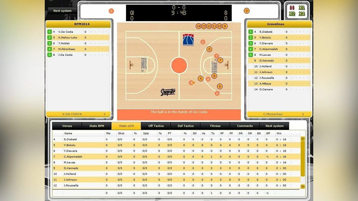 Скриншот из игры Basketball Pro Management 2014 - 2