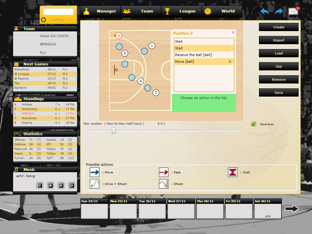 Скриншот из игры Basketball Pro Management 2014 - 29