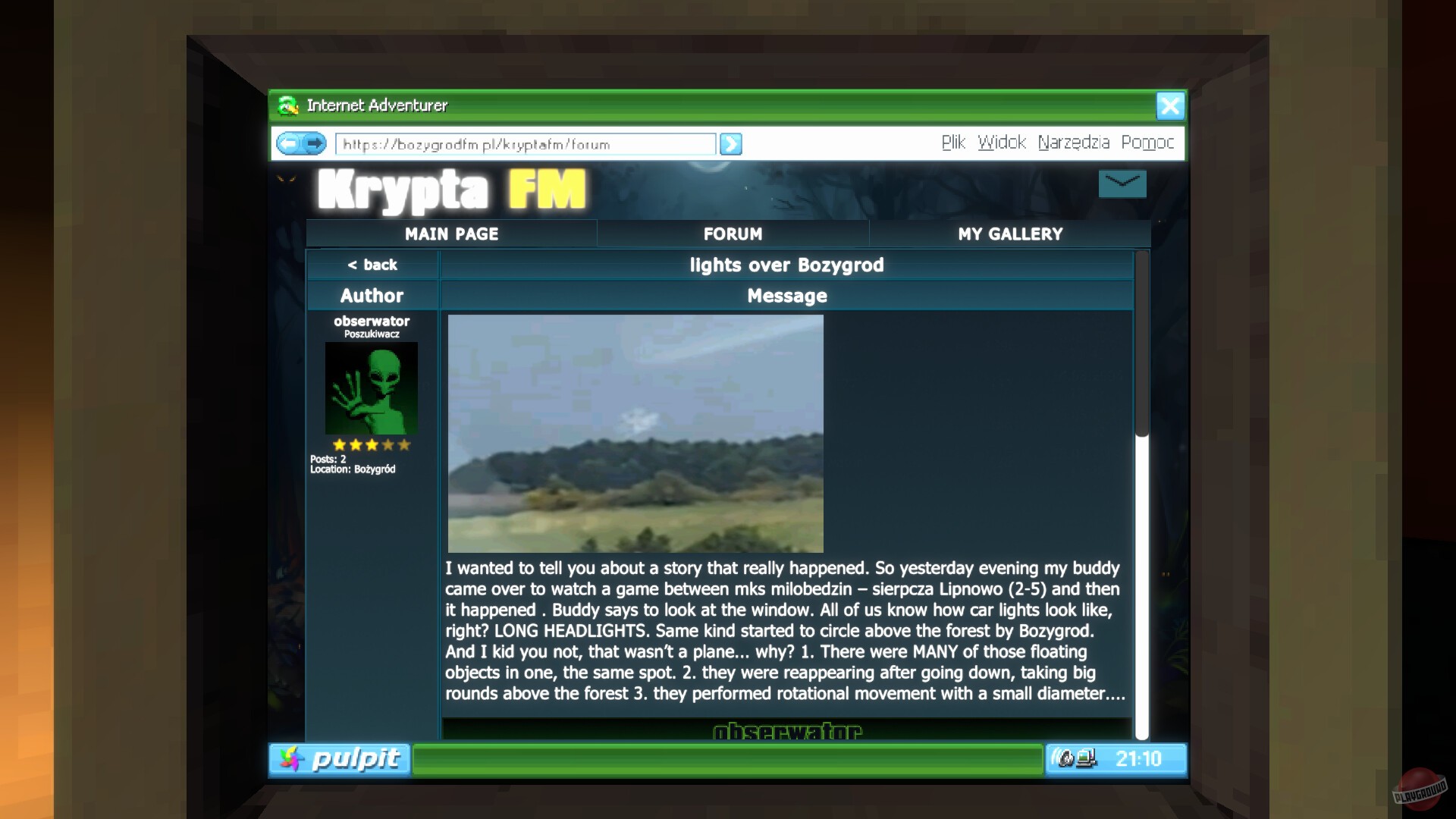 Скриншот из игры Krypta FM - 7