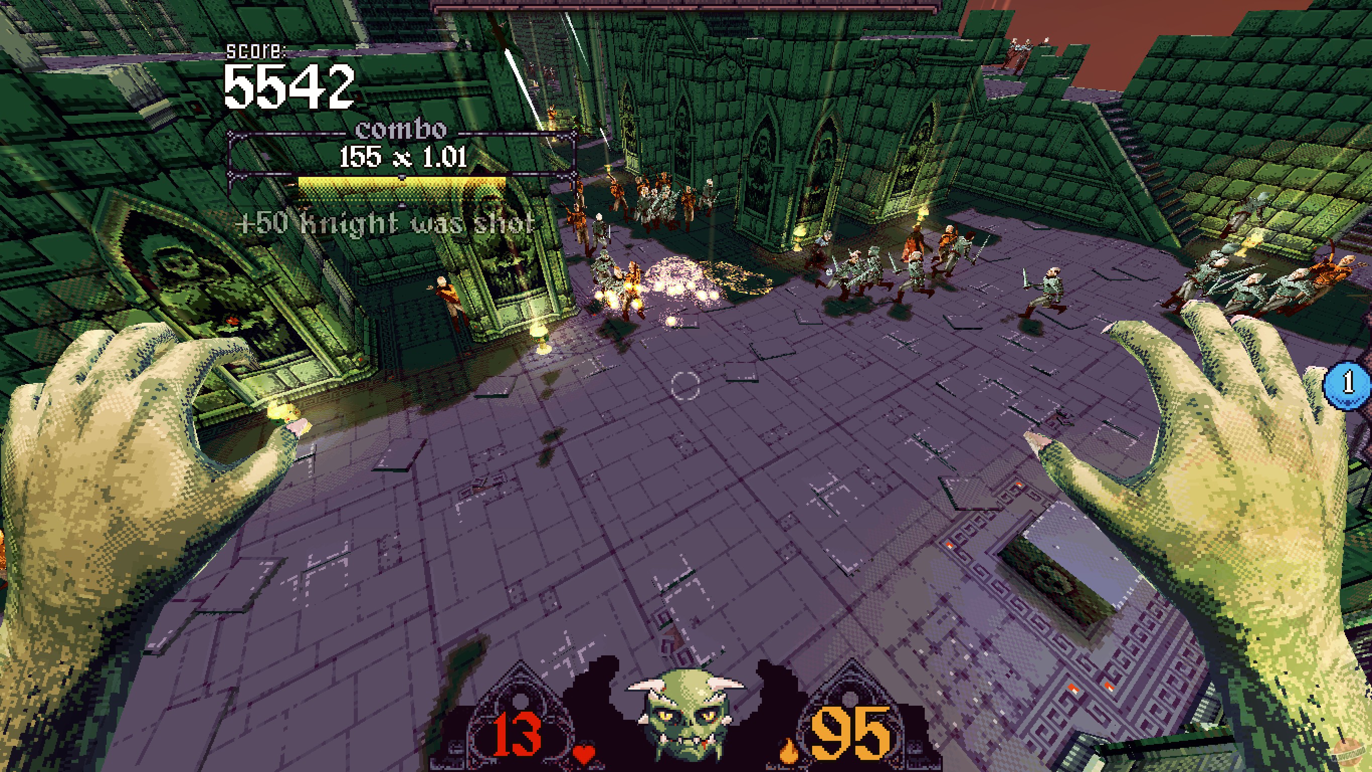 Скриншот из игры Cathedral 3-D - 1