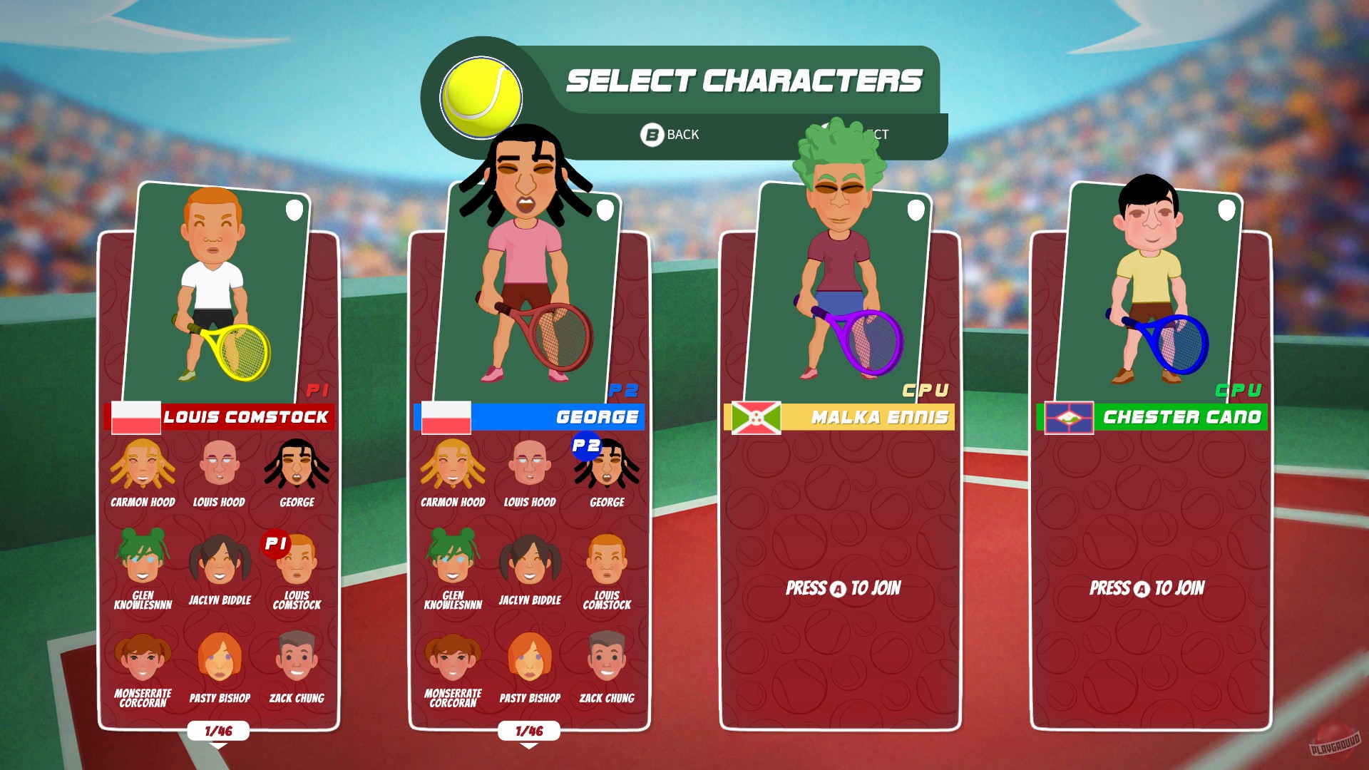 Скриншот из игры Super Tennis Blast - 4