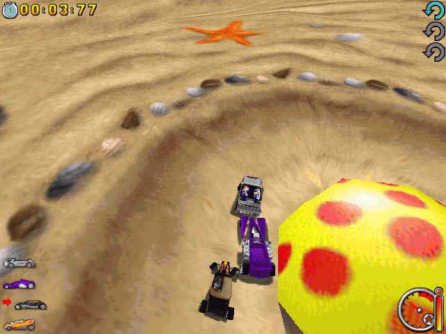 Скриншот из игры Hot Wheels Micro Racers - 3