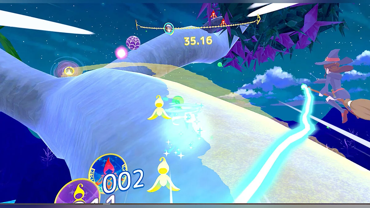 Скриншот из игры Little Witch Academia: VR Broom Racing - 30
