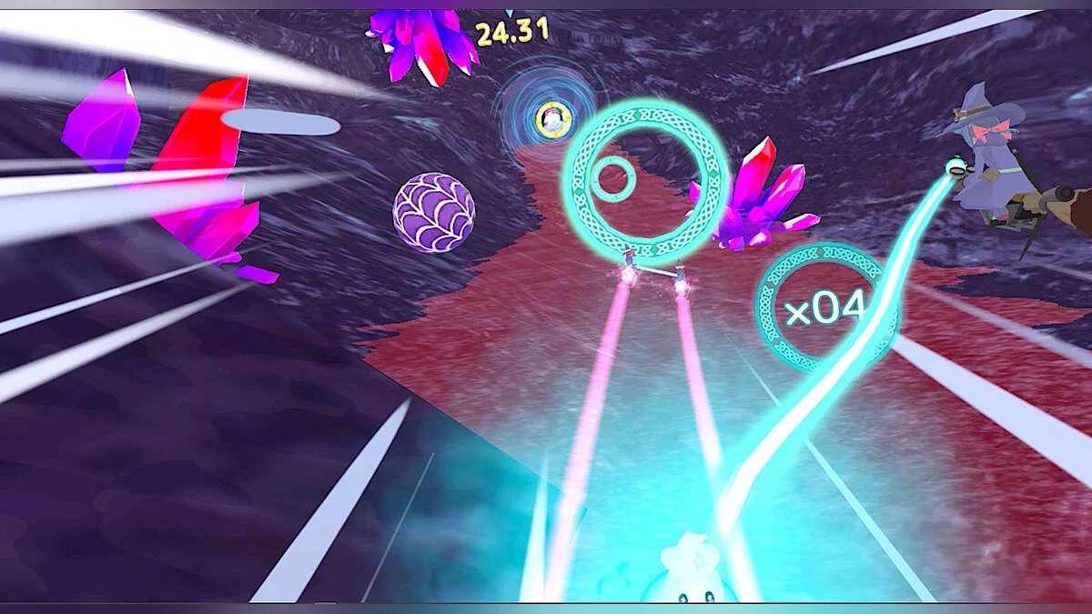 Скриншот из игры Little Witch Academia: VR Broom Racing - 14