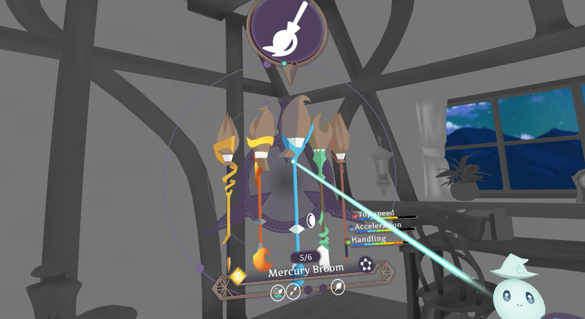 Скриншот из игры Little Witch Academia: VR Broom Racing - 9