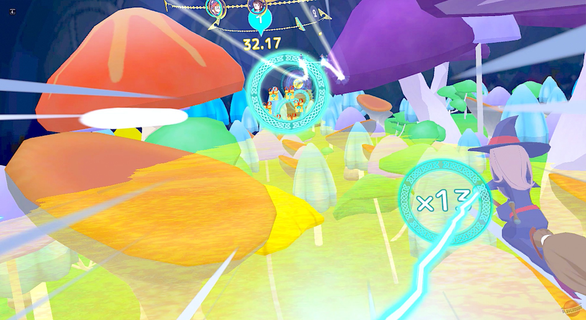 Скриншот из игры Little Witch Academia: VR Broom Racing - 23