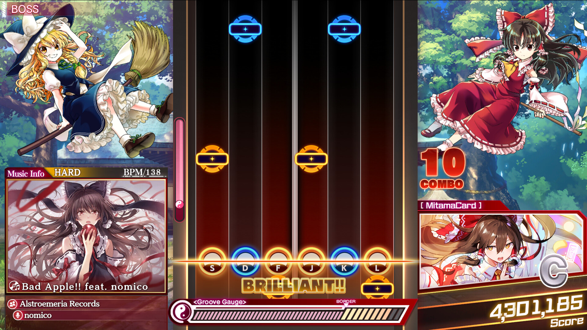 Скриншот из игры Touhou Danmaku Kagura: Phantasia Lost - 8
