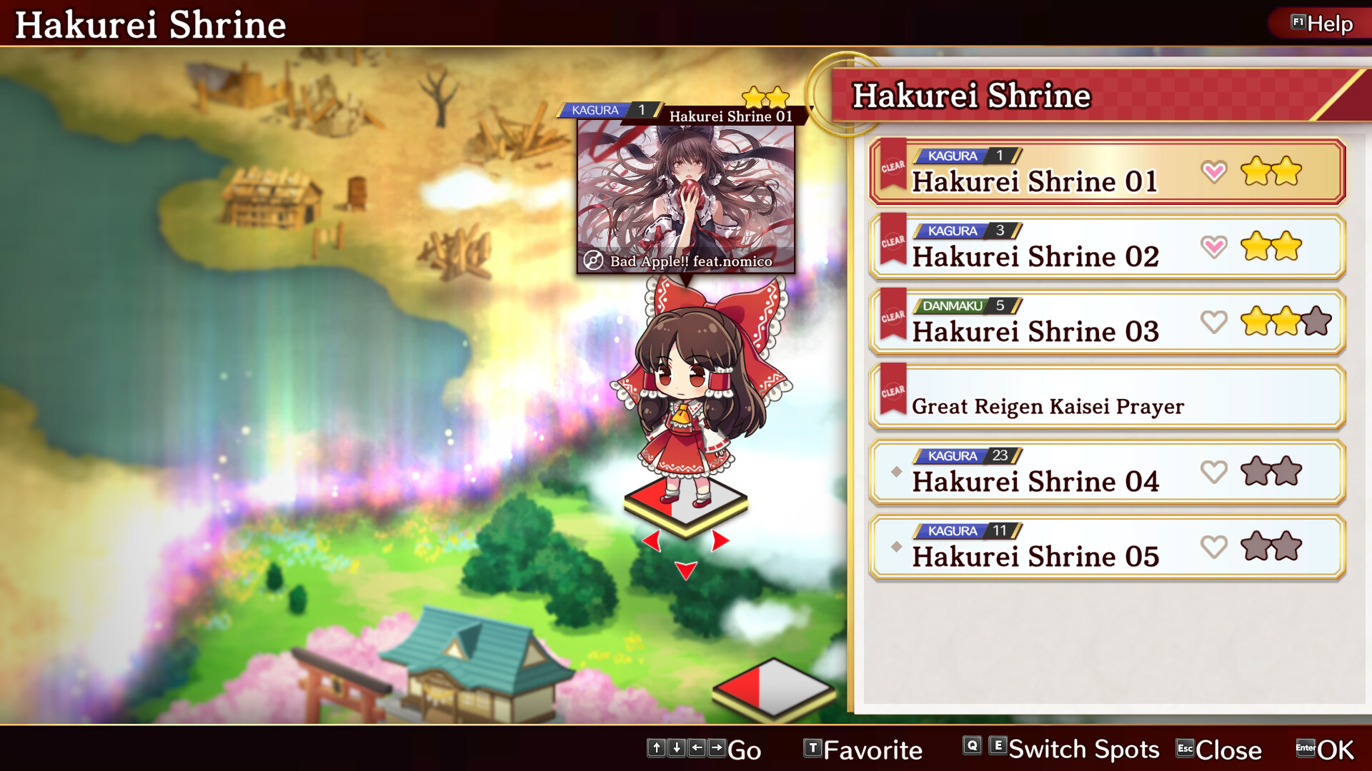Скриншот из игры Touhou Danmaku Kagura: Phantasia Lost - 4