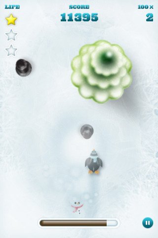 Скриншот из игры Rocket Downhill Penguin - 3