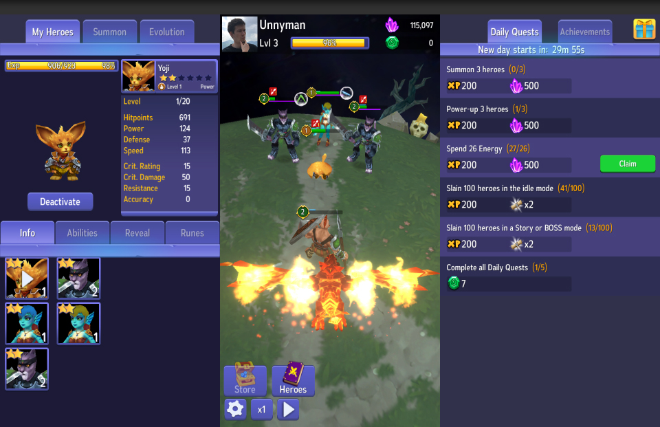 Скриншот из игры Hero Masters - 1