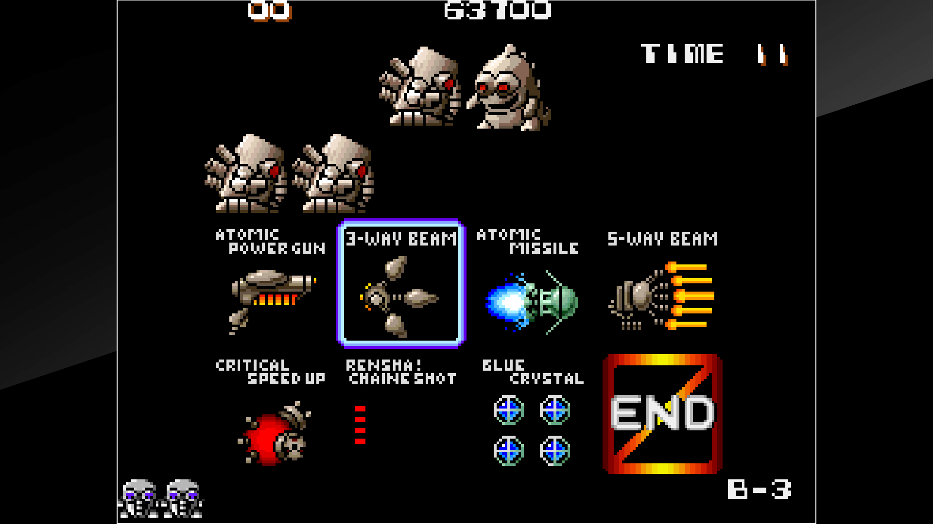 Скриншот из игры Atomic Robo-Kid - 1