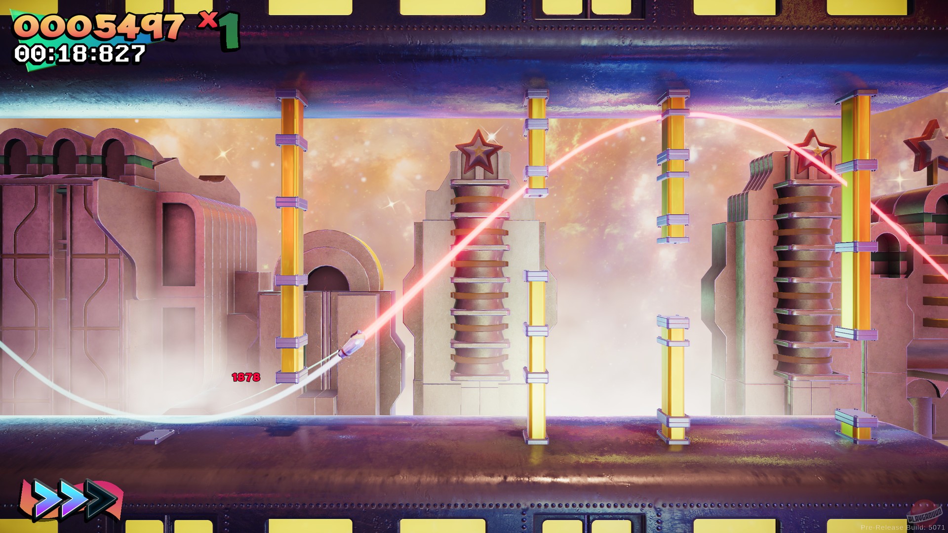 Скриншот из игры Wavey the Rocket - 5