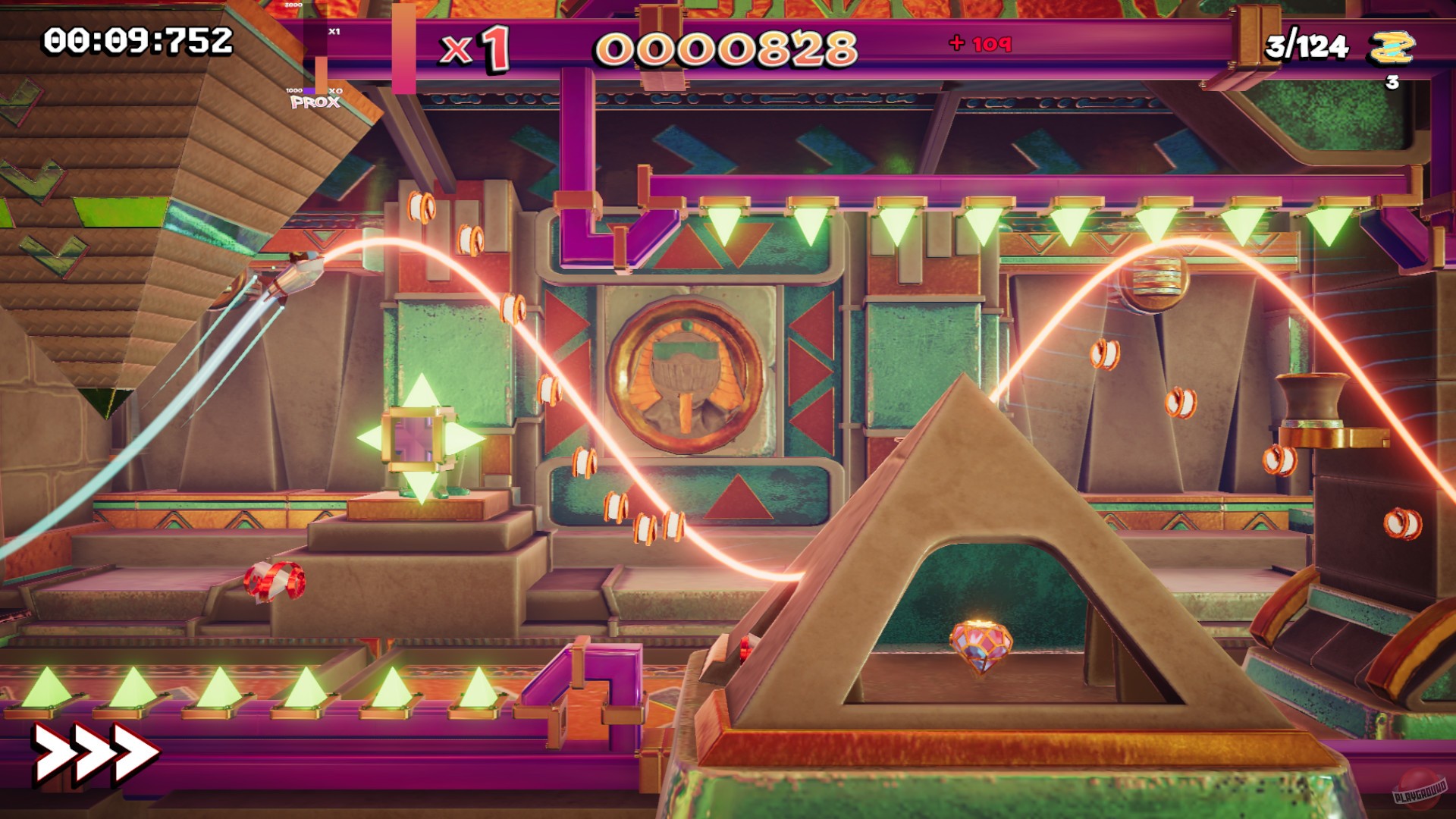 Скриншот из игры Wavey the Rocket - 4