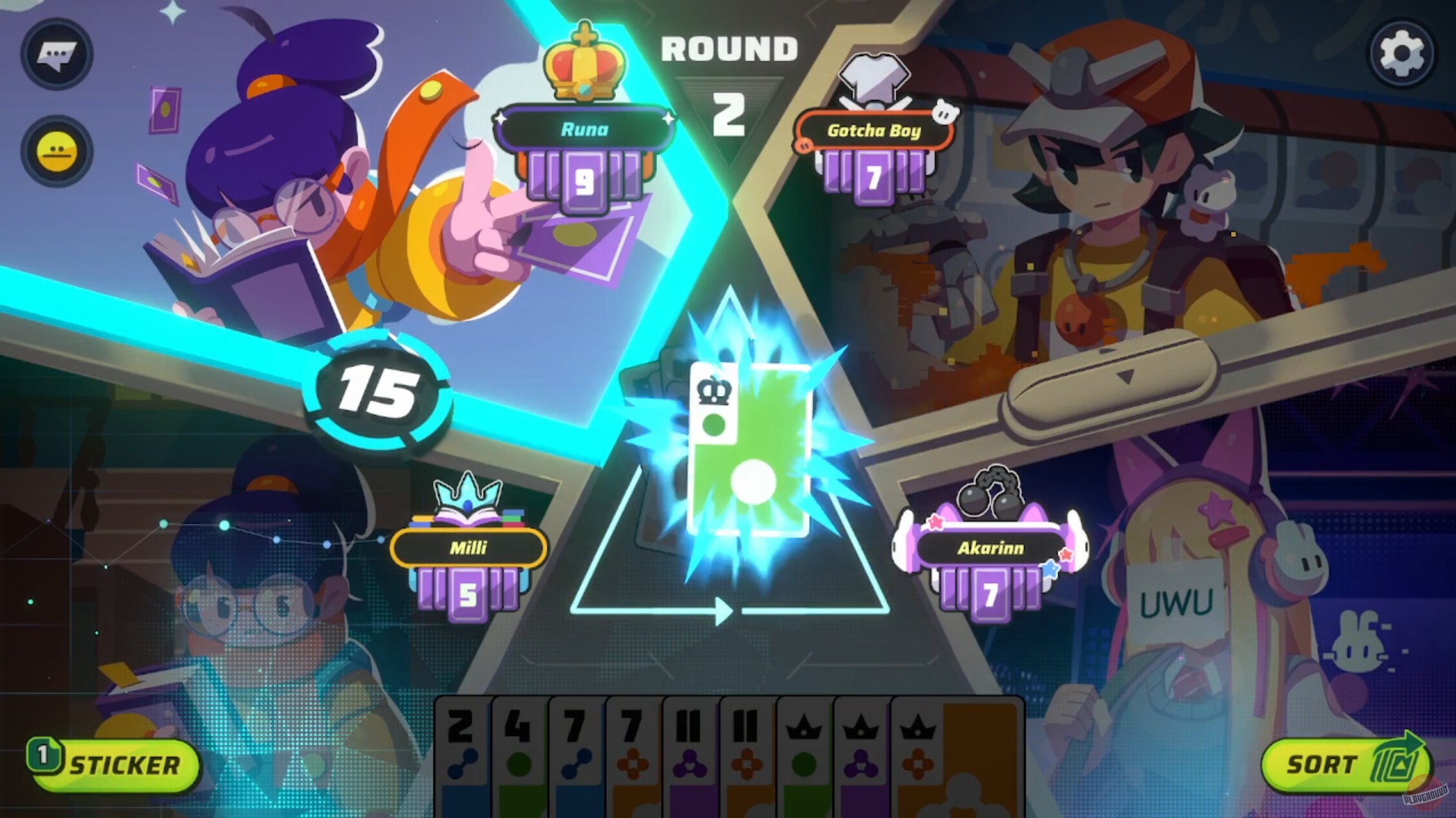 Скриншот из игры Slap 'em Up! - 1