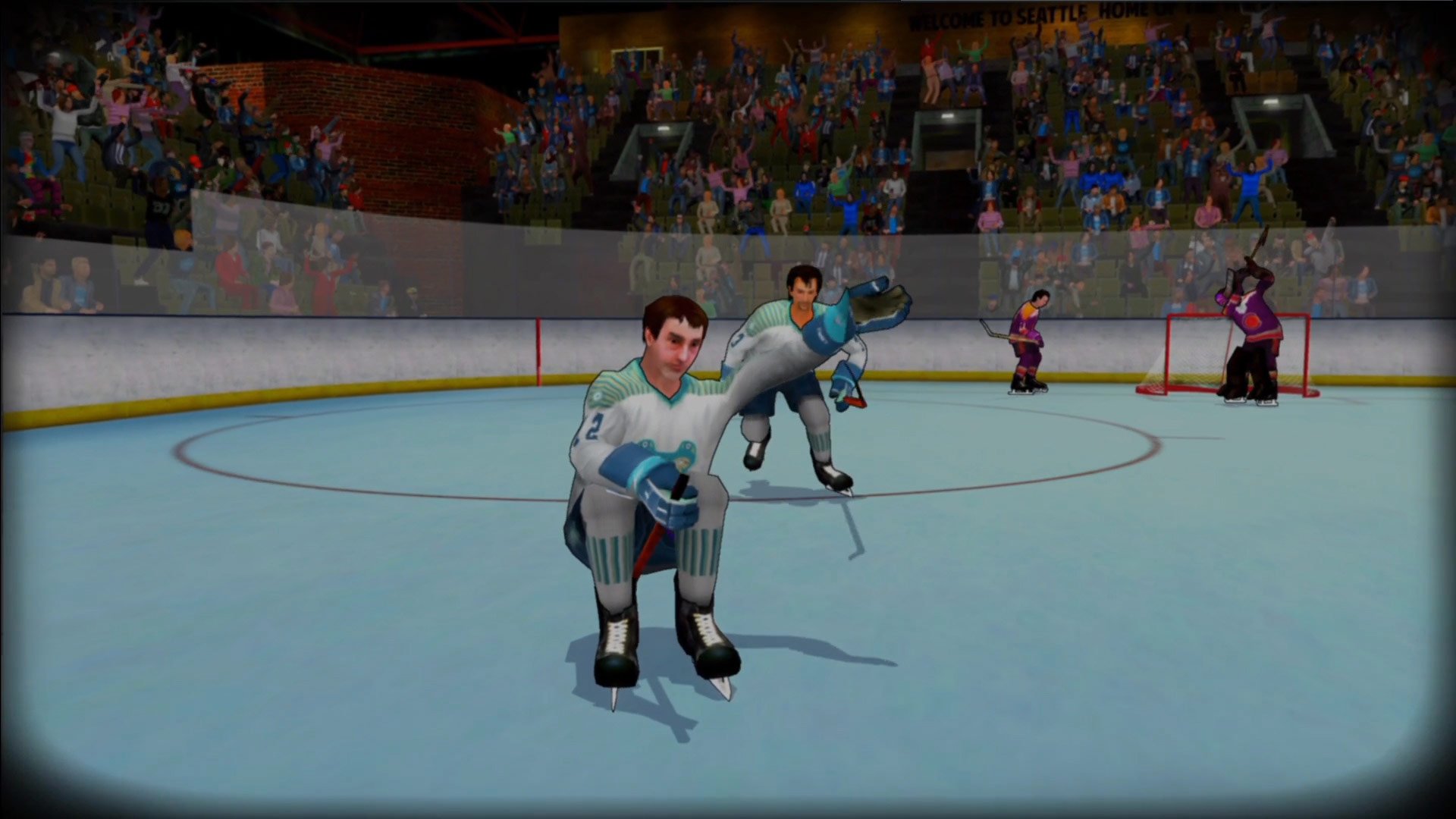 Скриншот из игры Old Time Hockey - 2