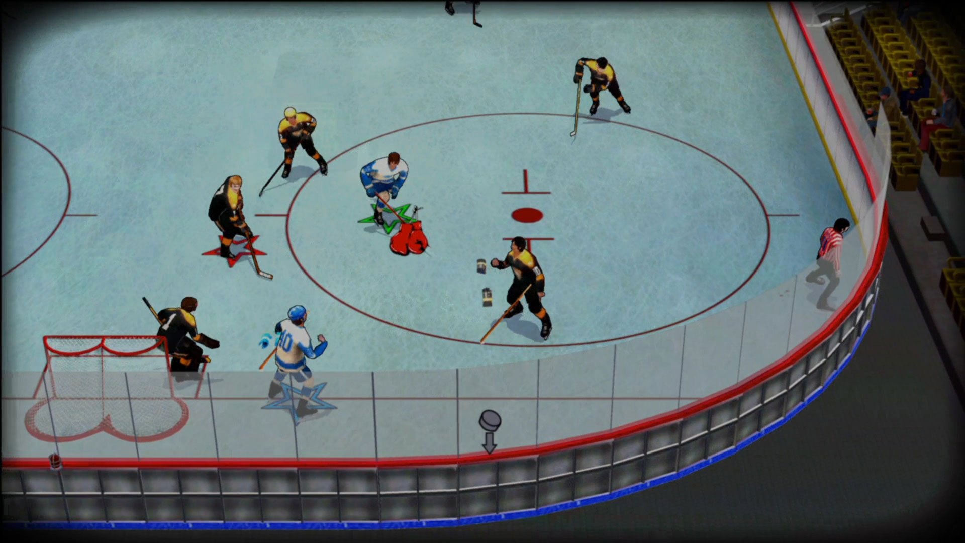 Скриншот из игры Old Time Hockey - 4