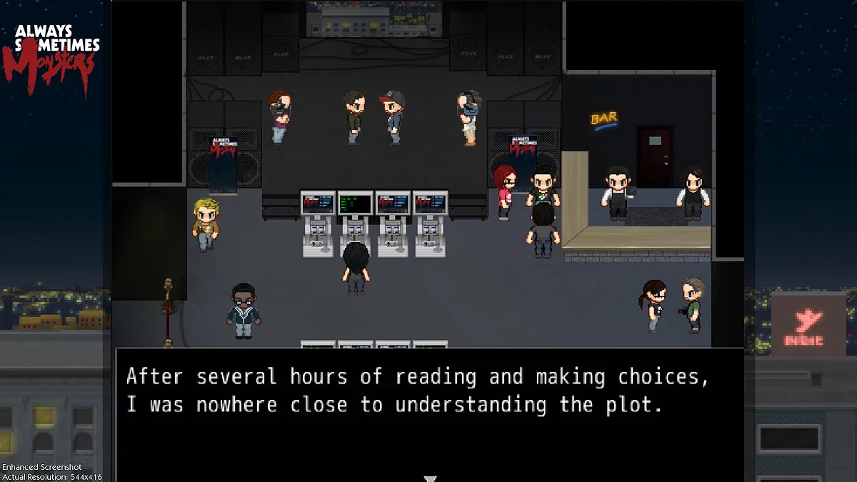 Скриншот из игры Always Sometimes Monsters - 19