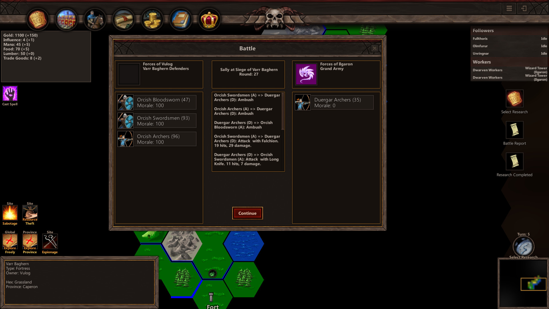 Скриншот из игры Wizards and Warlords - 21