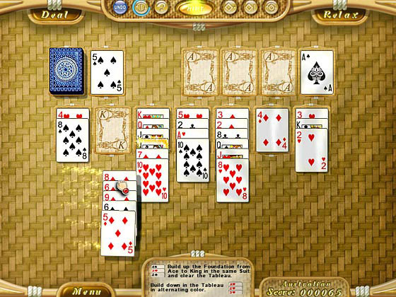 Скриншот из игры Dream Vacation Solitaire - 8