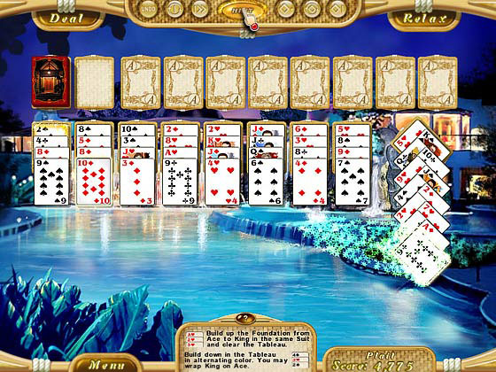 Скриншот из игры Dream Vacation Solitaire - 7