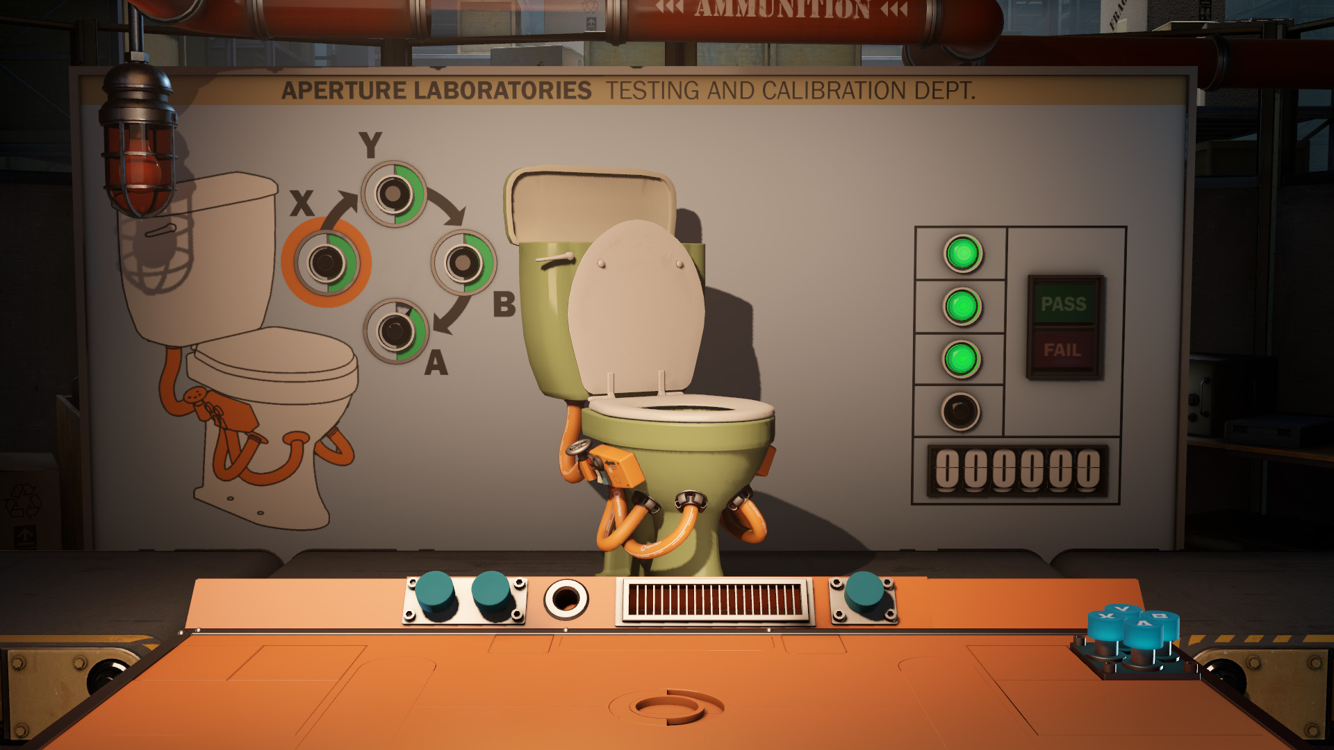 Скриншот из игры Aperture Desk Job - 5