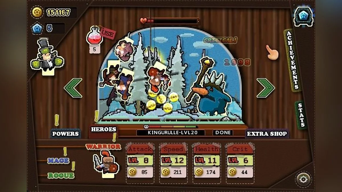 Скриншот из игры Tap Heroes - 8