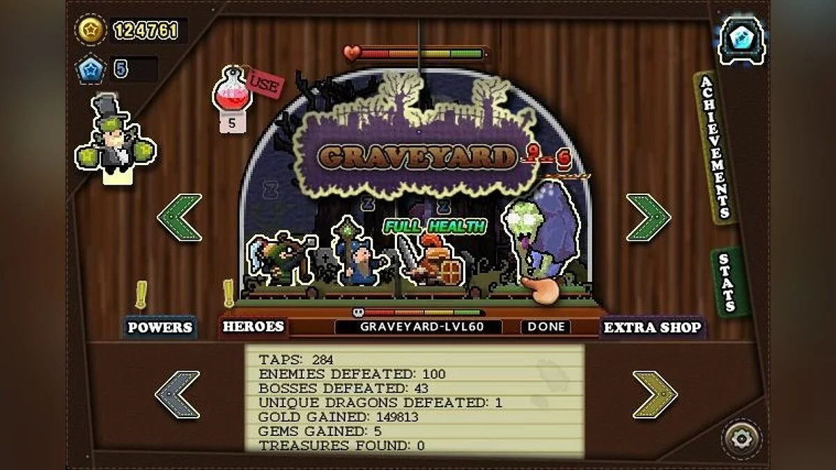 Скриншот из игры Tap Heroes - 3