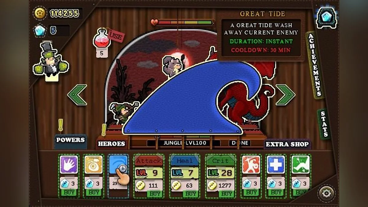 Скриншот из игры Tap Heroes - 4