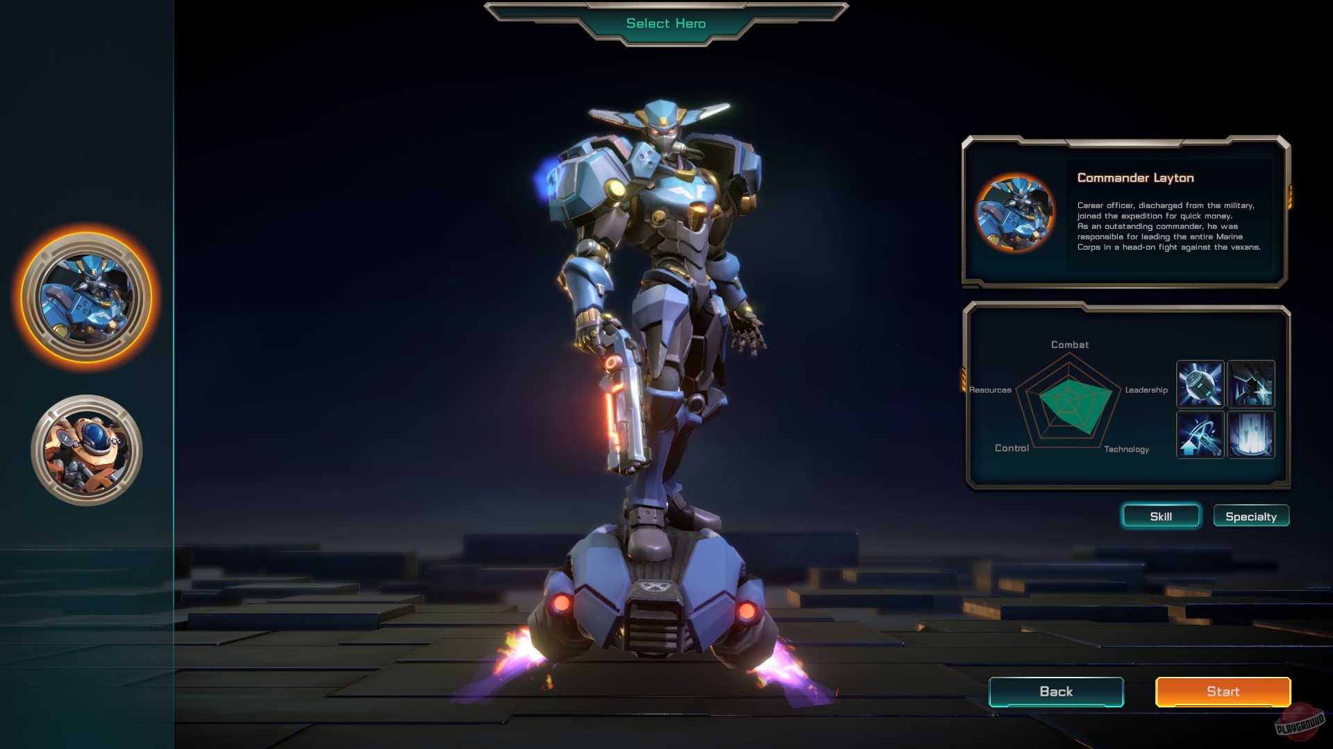 Скриншот из игры Alien Marauder - 1