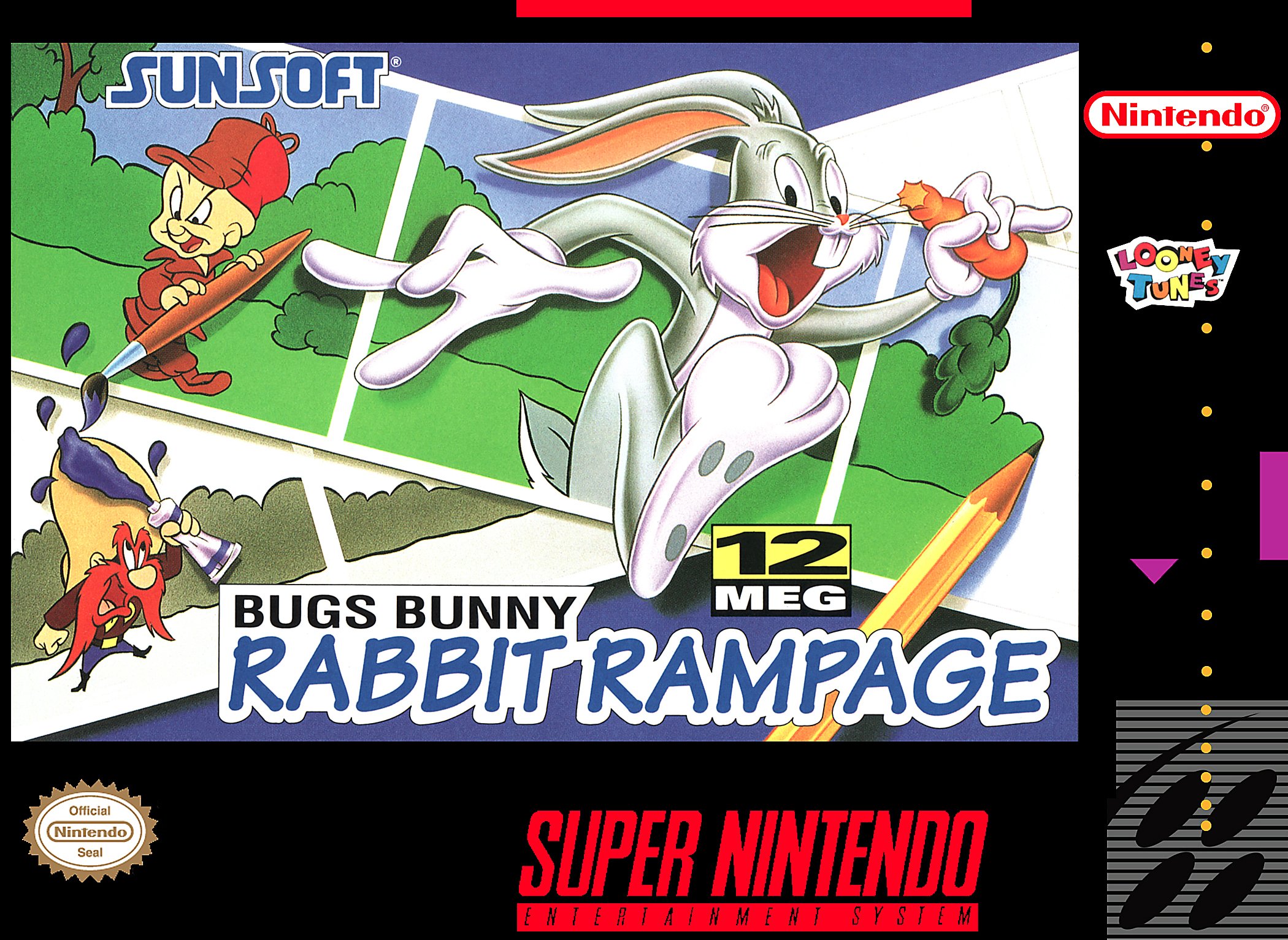Обложка игры Bugs Bunny: Rabbit Rampage