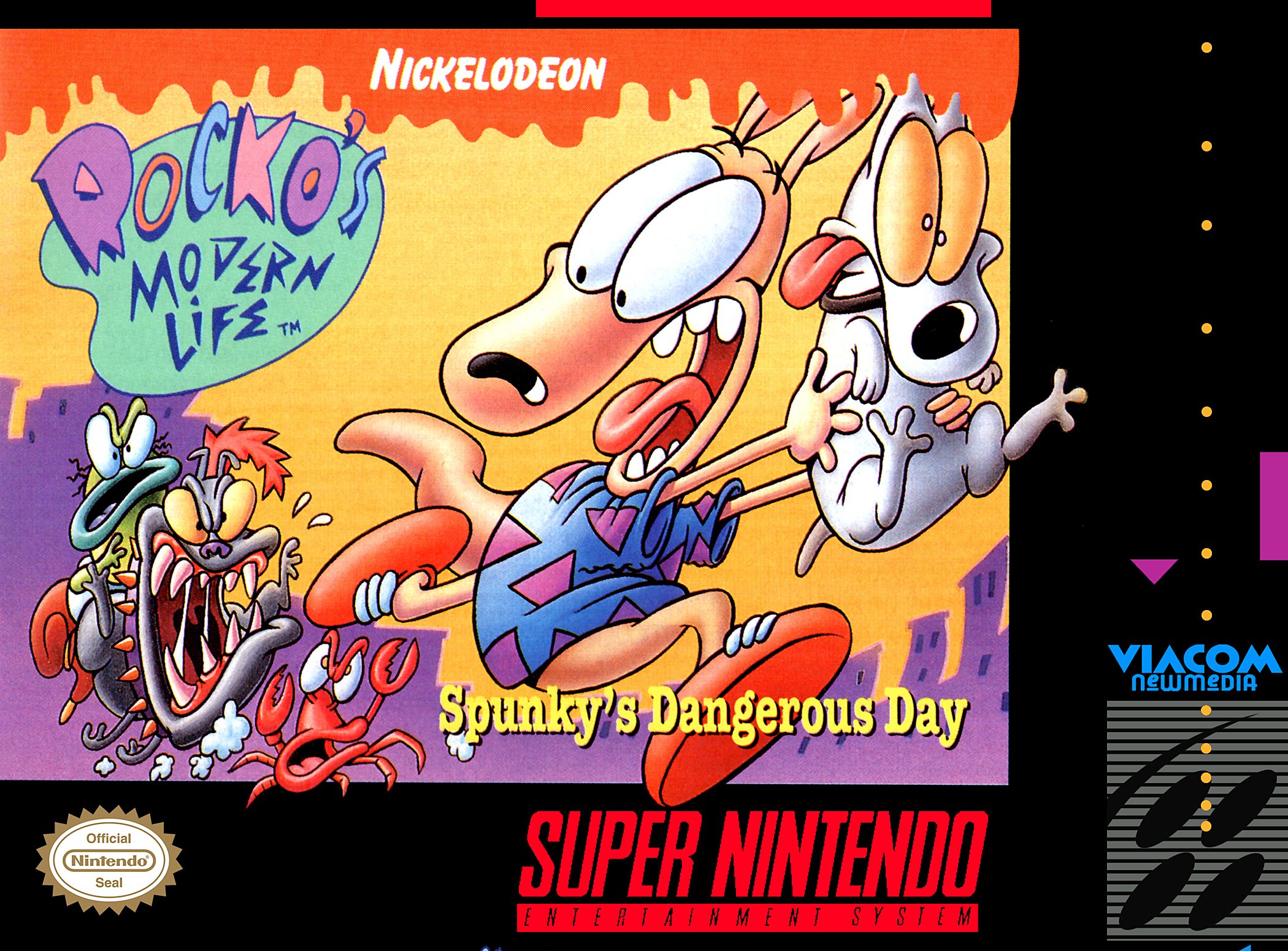 Обложка игры Rocko's Modern Life: Spunky's Dangerous Day