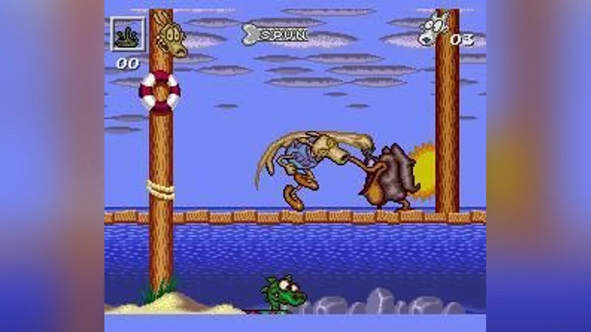 Скриншот из игры Rocko's Modern Life: Spunky's Dangerous Day - 1