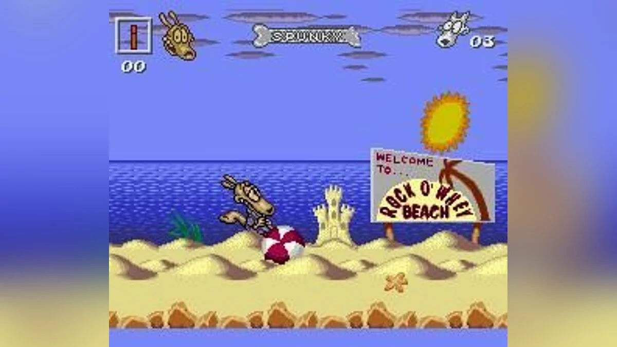 Скриншот из игры Rocko's Modern Life: Spunky's Dangerous Day - 2