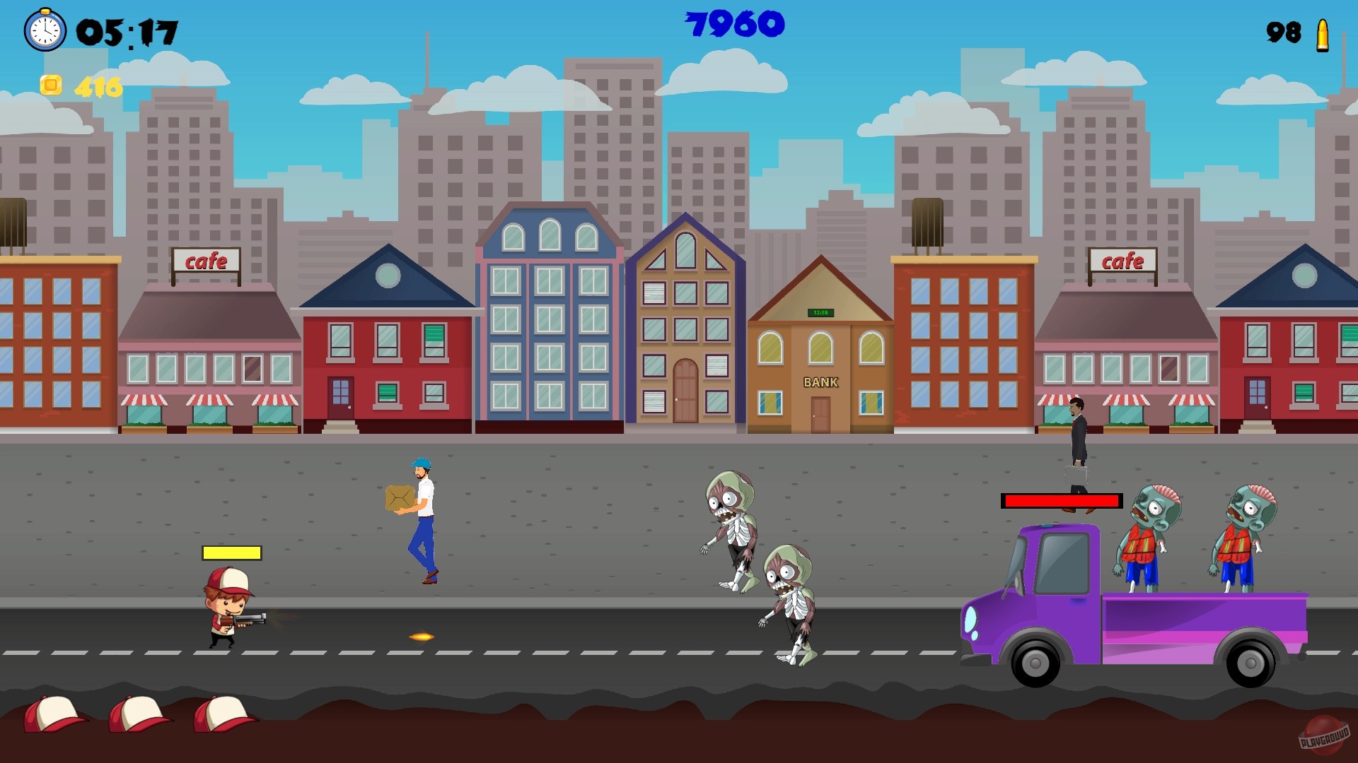 Скриншот из игры Red Cap: Zombie Hunter - 8