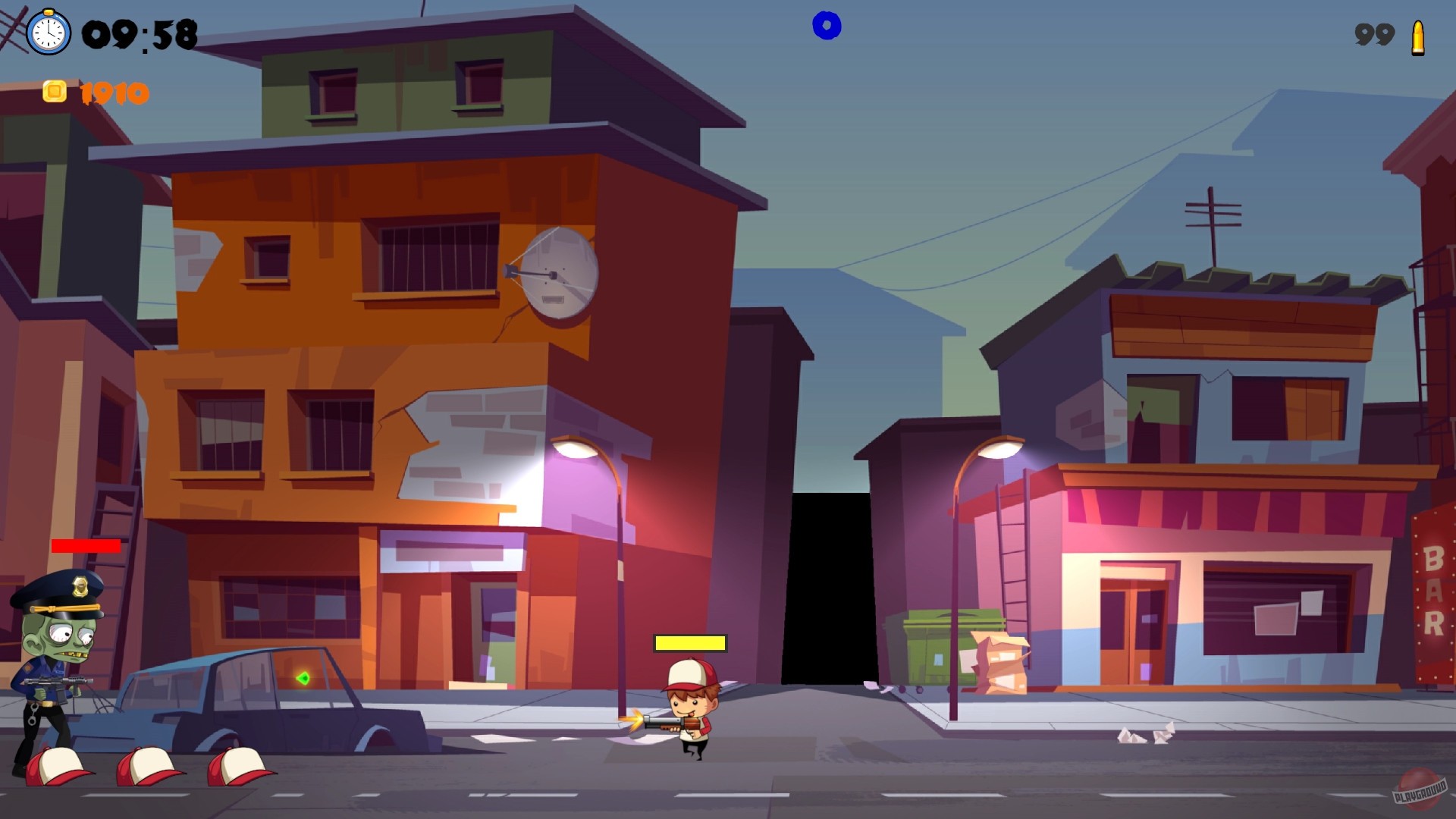 Скриншот из игры Red Cap: Zombie Hunter - 2