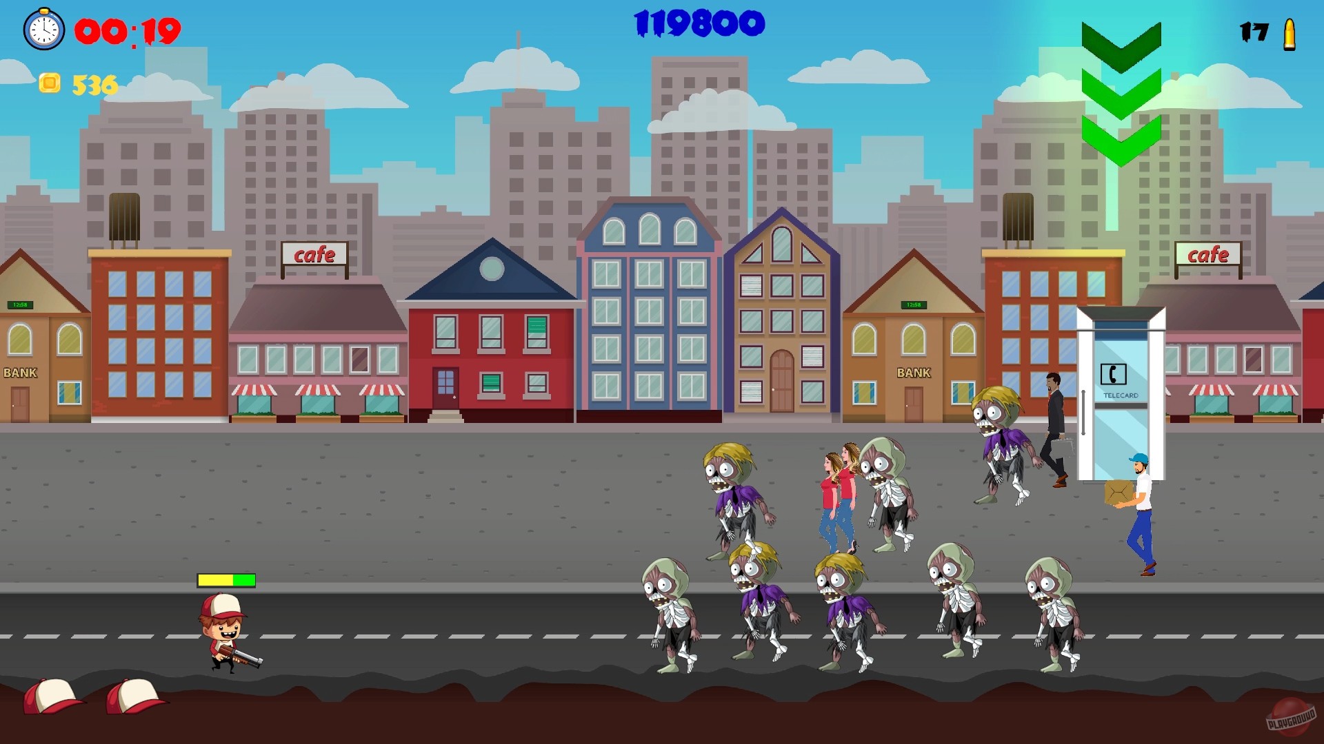 Скриншот из игры Red Cap: Zombie Hunter - 21