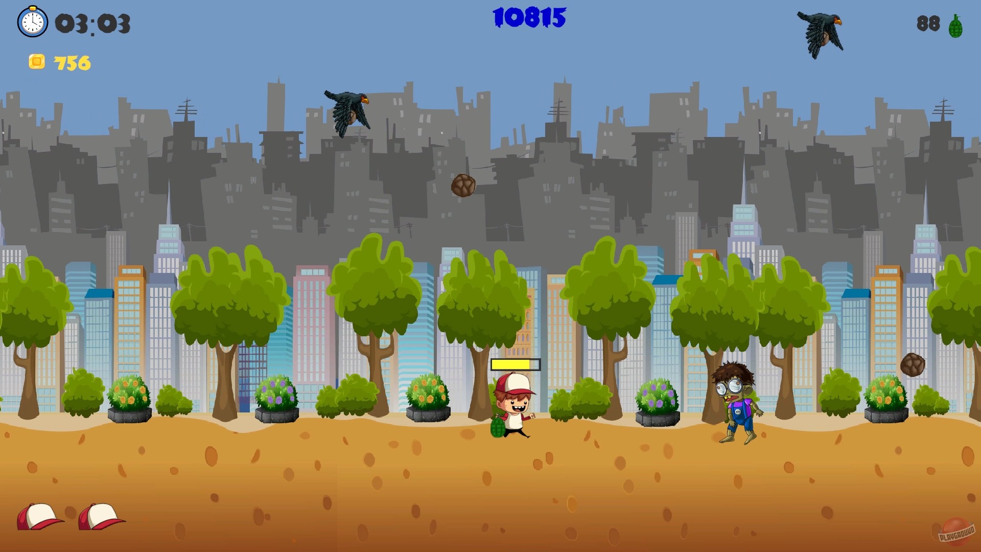 Скриншот из игры Red Cap: Zombie Hunter - 31