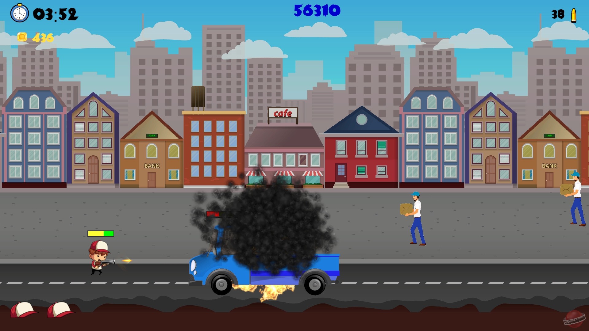 Скриншот из игры Red Cap: Zombie Hunter - 22