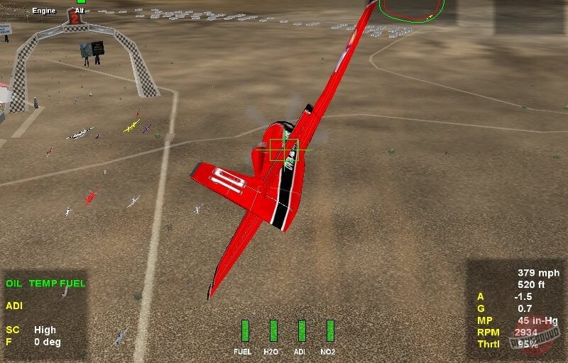 Скриншот из игры Redline: Xtreme Air Racing 2 - 6