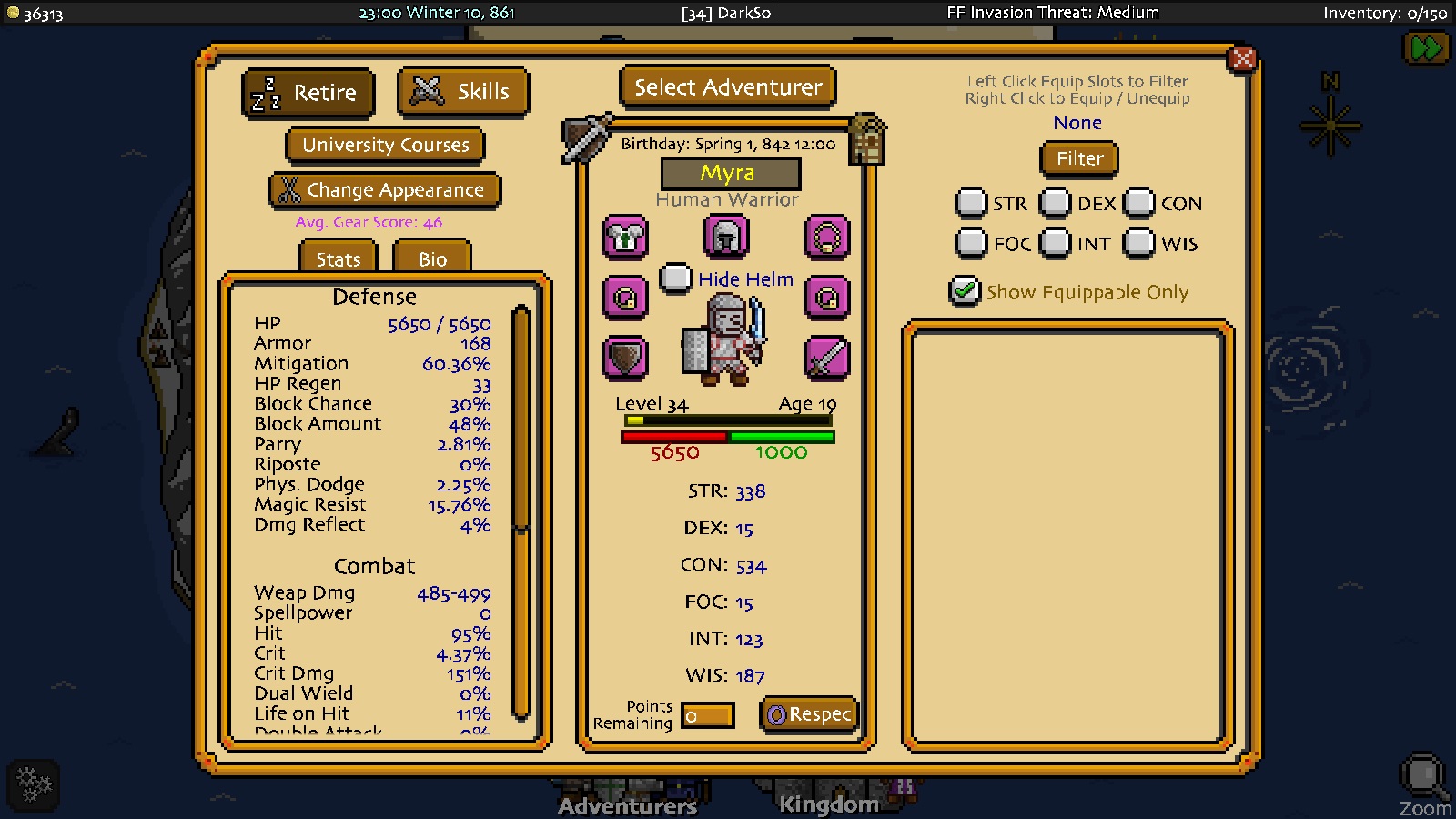 Скриншот из игры Adventurer Manager - 38