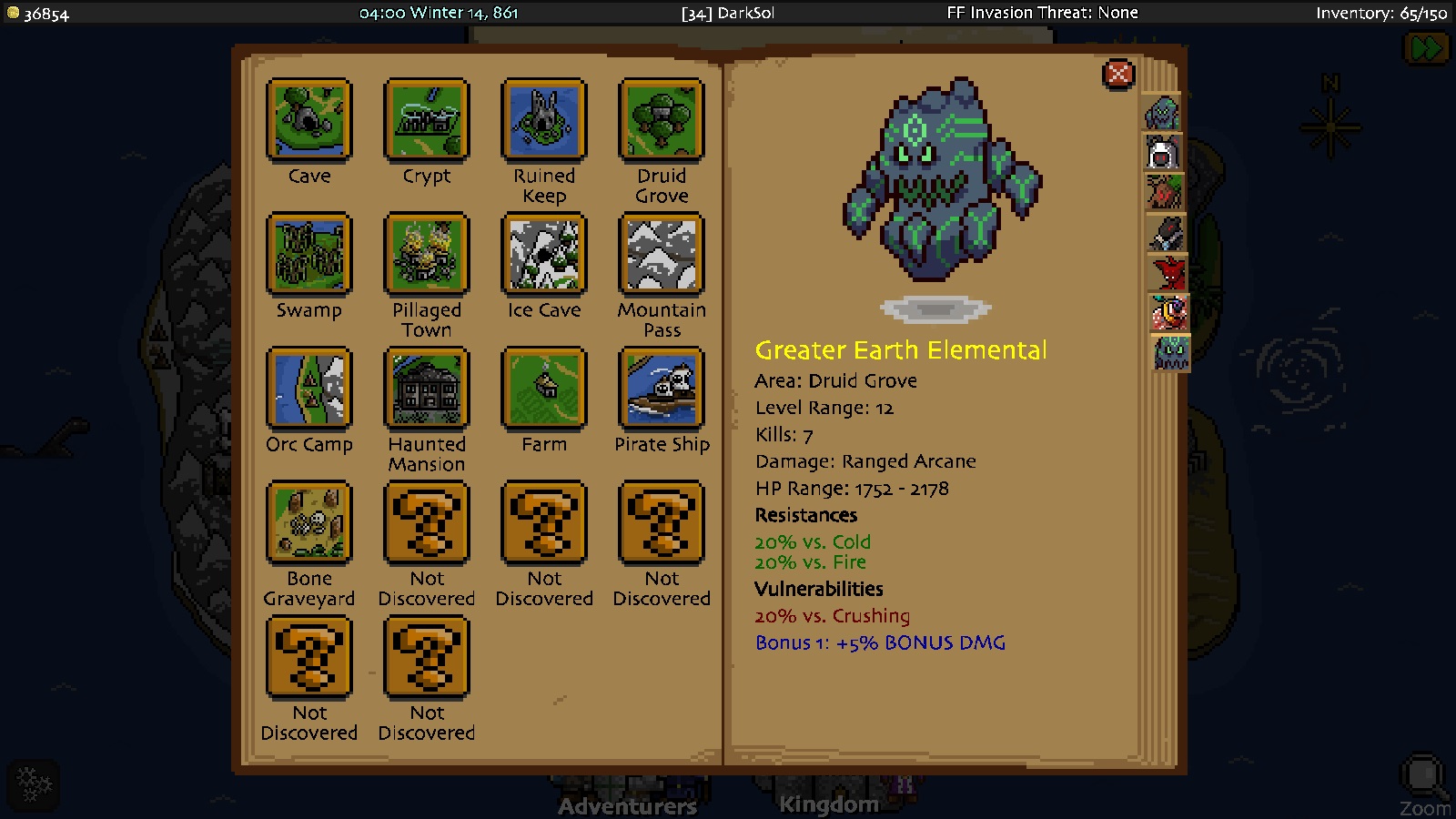 Скриншот из игры Adventurer Manager - 23