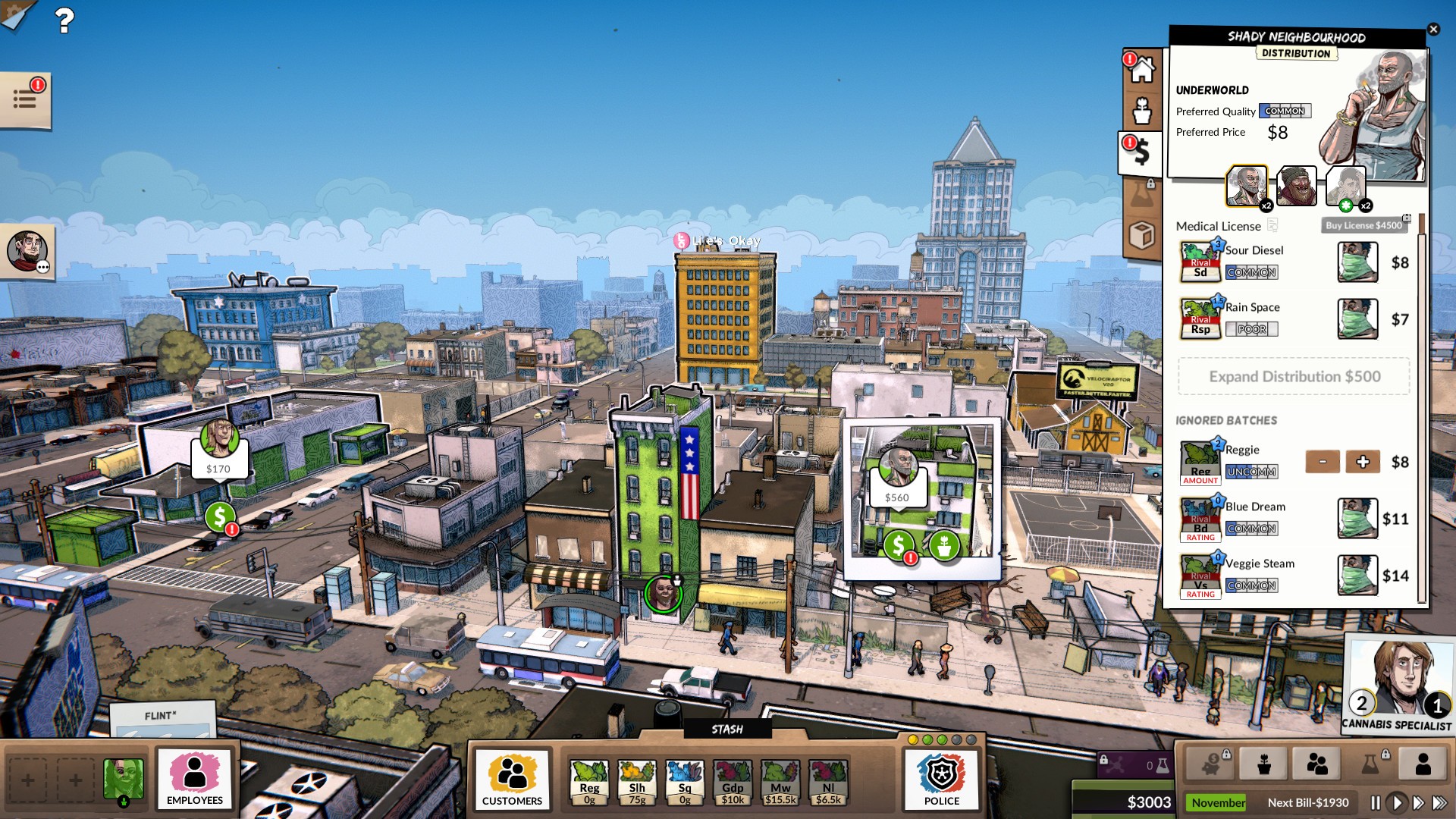 Скриншот из игры Weedcraft Inc - 21