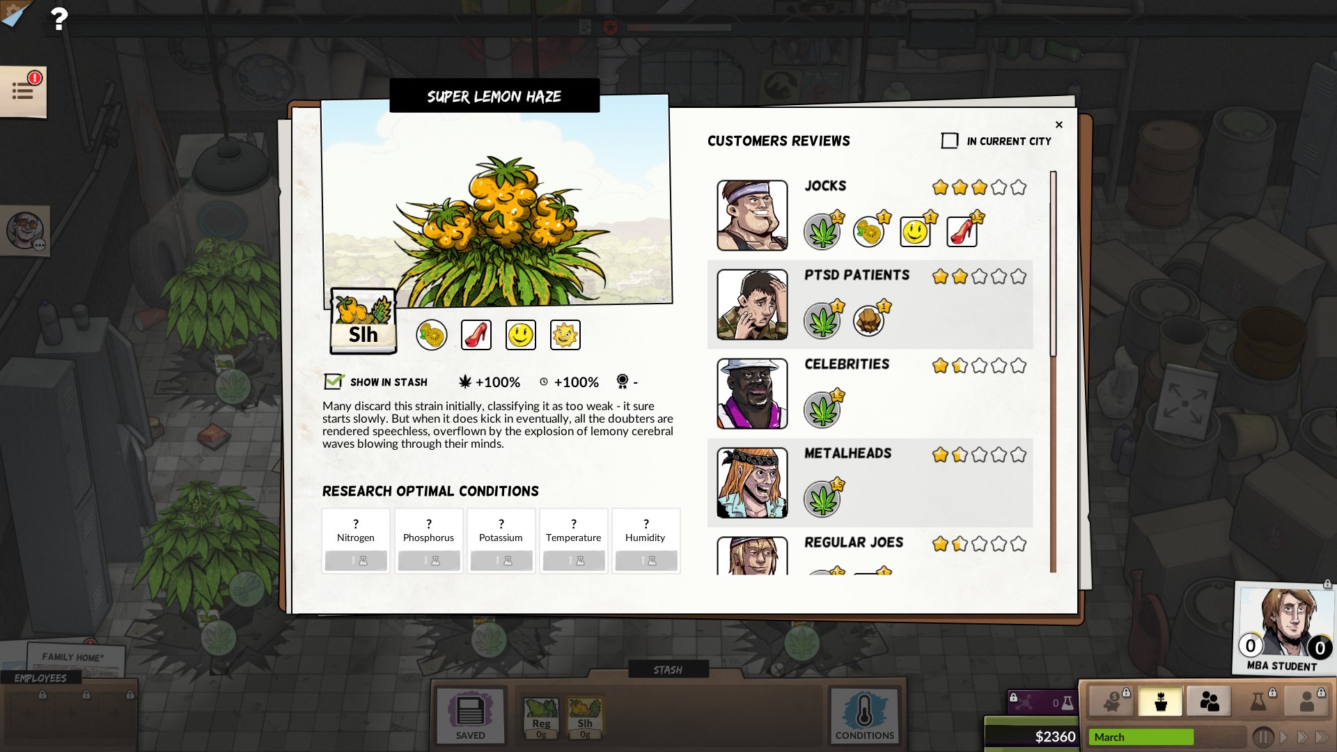 Скриншот из игры Weedcraft Inc - 20