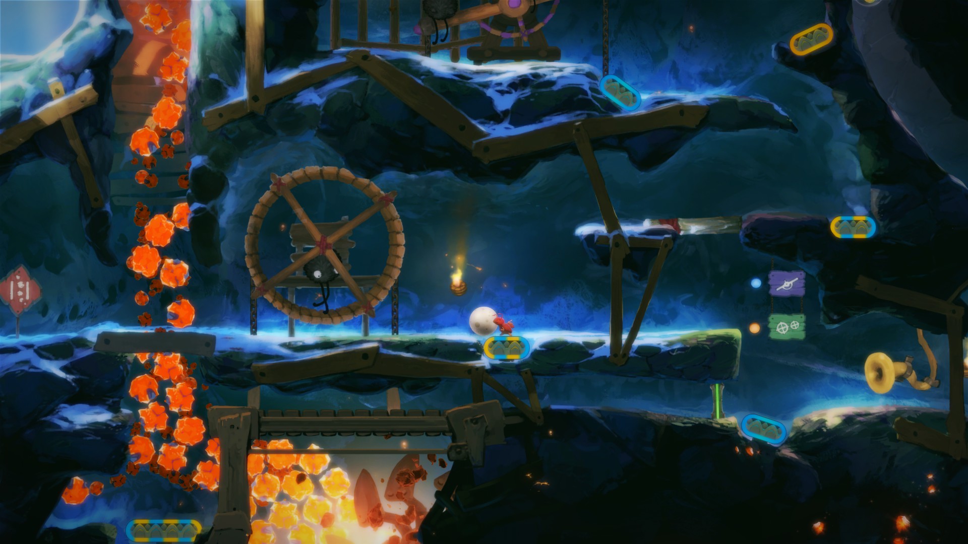 Скриншот из игры Yoku's Island Express - 1